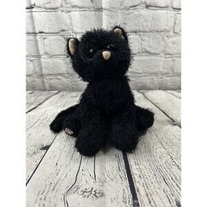 GANZ WEBKINZ Black Cat HM135 NO CODE 8" Plush Stuffed Animal Retired Halloween